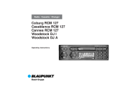 Blaupunkt Woodstock-DJ-I - Owners Manual 